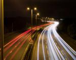 Motorway at night