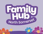 This image shows the new Family Hub North Somerset logo